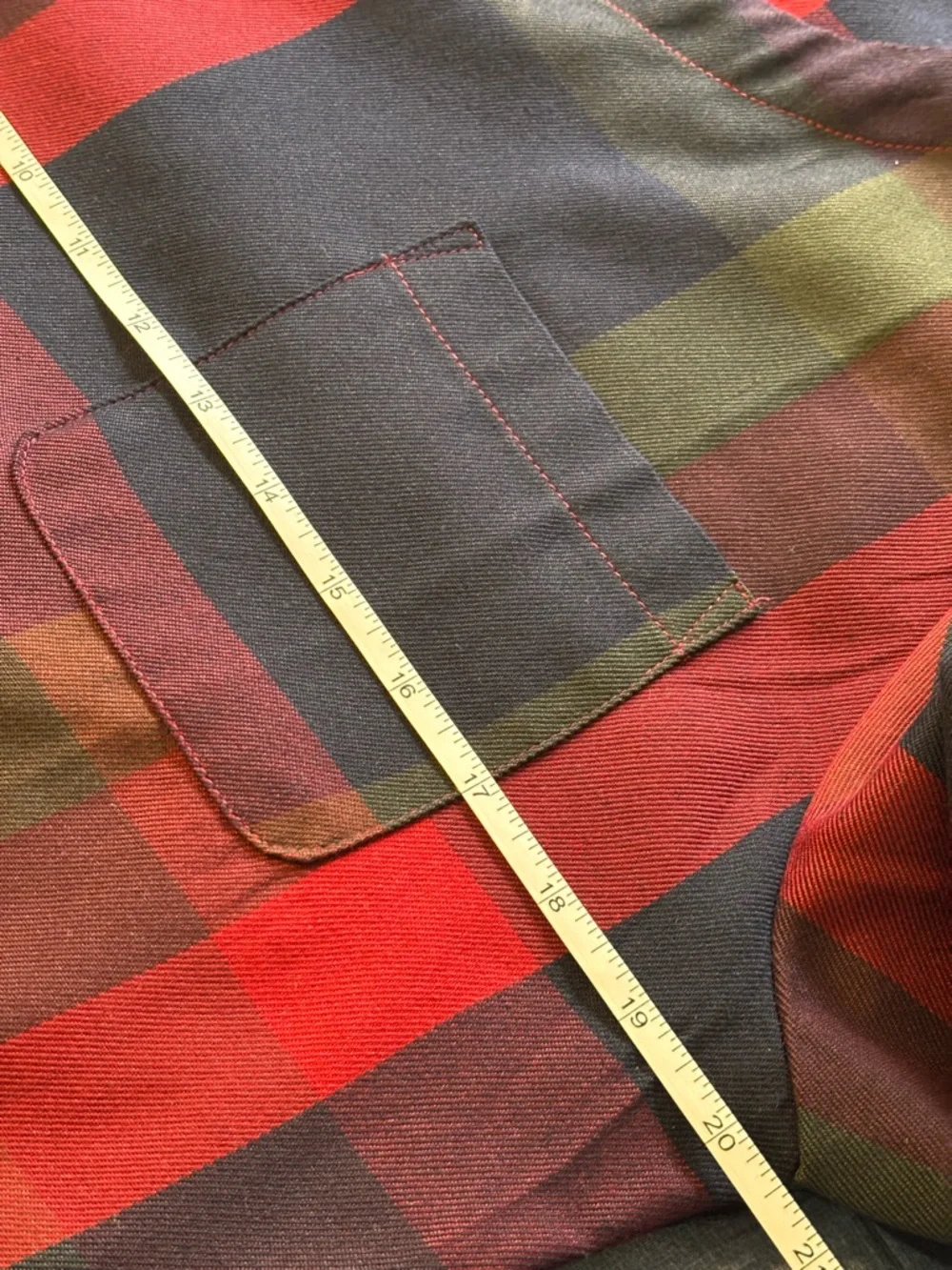 🌸 Cupshe Buffalo Plaid Flannel-Style Mini Shirt Dress Size Small
